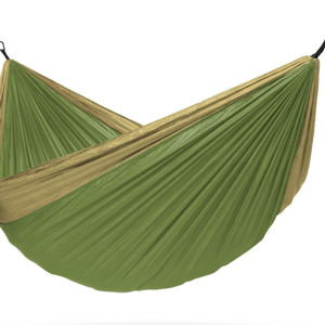 DoubleOwl | Two-Person Camping Hammock - Green/Khaki