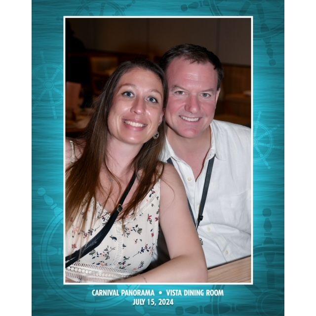 Dinner after Erin said "Yes" July 2024