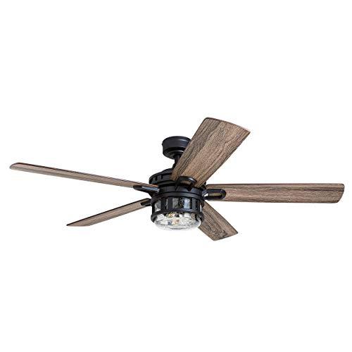 Honeywell Ceiling Fans 50690-01 Bonterra, 52 inches, Matte Black