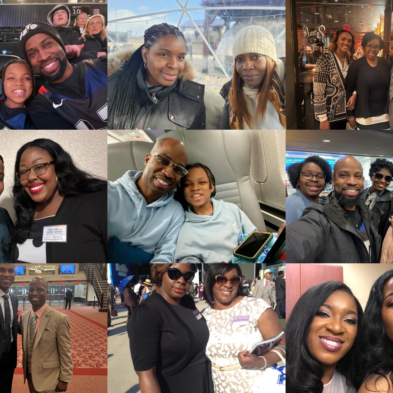 Every smile tells a part of our story. From stadium cheers to spiritual gatherings, family hugs to airport selfies—these are the beautiful pieces of our journey together.
#LoveInEveryMoment #FaithFamilyFuture