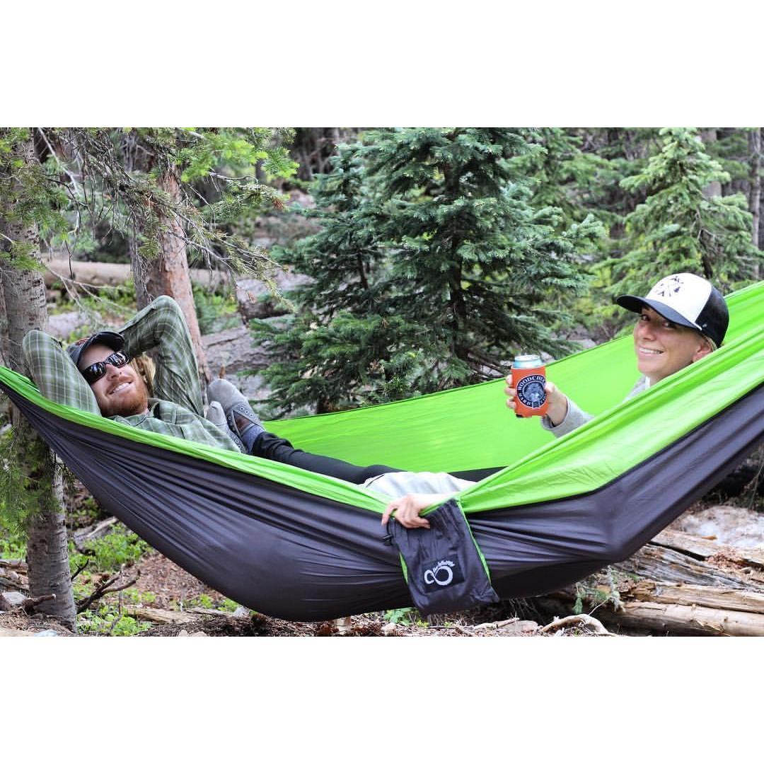 On one of our many camping trips in Colorado!