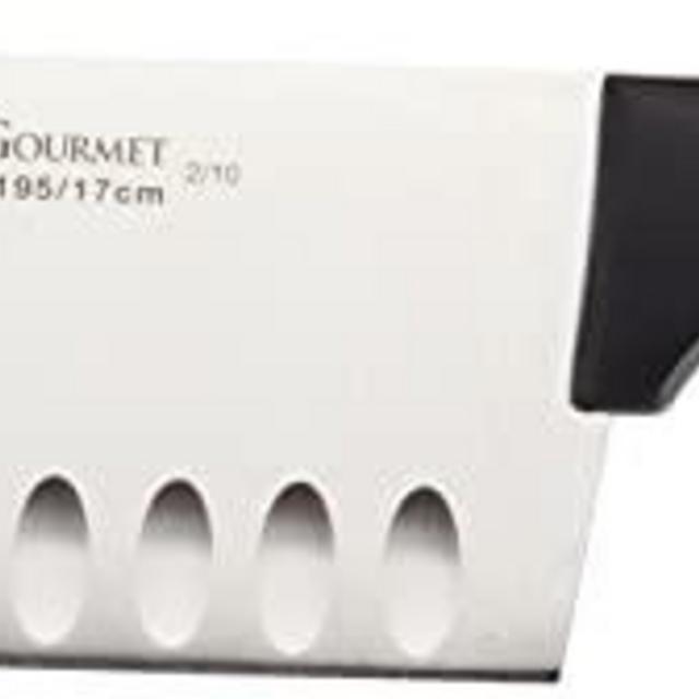 WÜSTHOF Model 4195-7, Gourmet 7 Inch Hallow Edge Nakiri, Full-Tang 7" | Precise Laser Cut High-Carbon Stainless Steel German Made