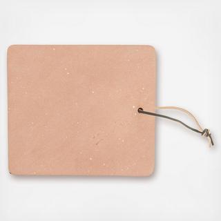 Sandstone Cheese/Cutting Board with Leather Tie