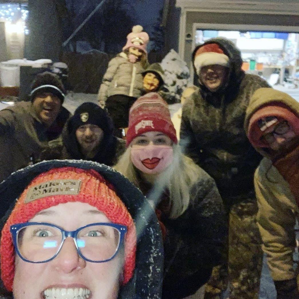 The infamous SNOW BAR night. #WexfordGreenForever