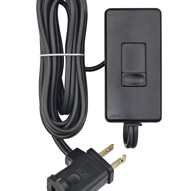 Leviton TBL03-10E Tabletop Slide Control Lamp Dimmer, 300-Watt, Black