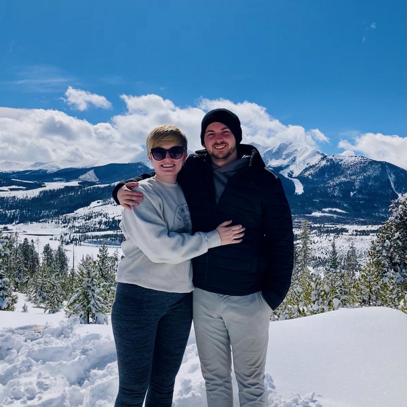Colorado - We went to Colorado in 2023 to snowboard with our friends, Grant & Jessie (who are in our bridal party!)