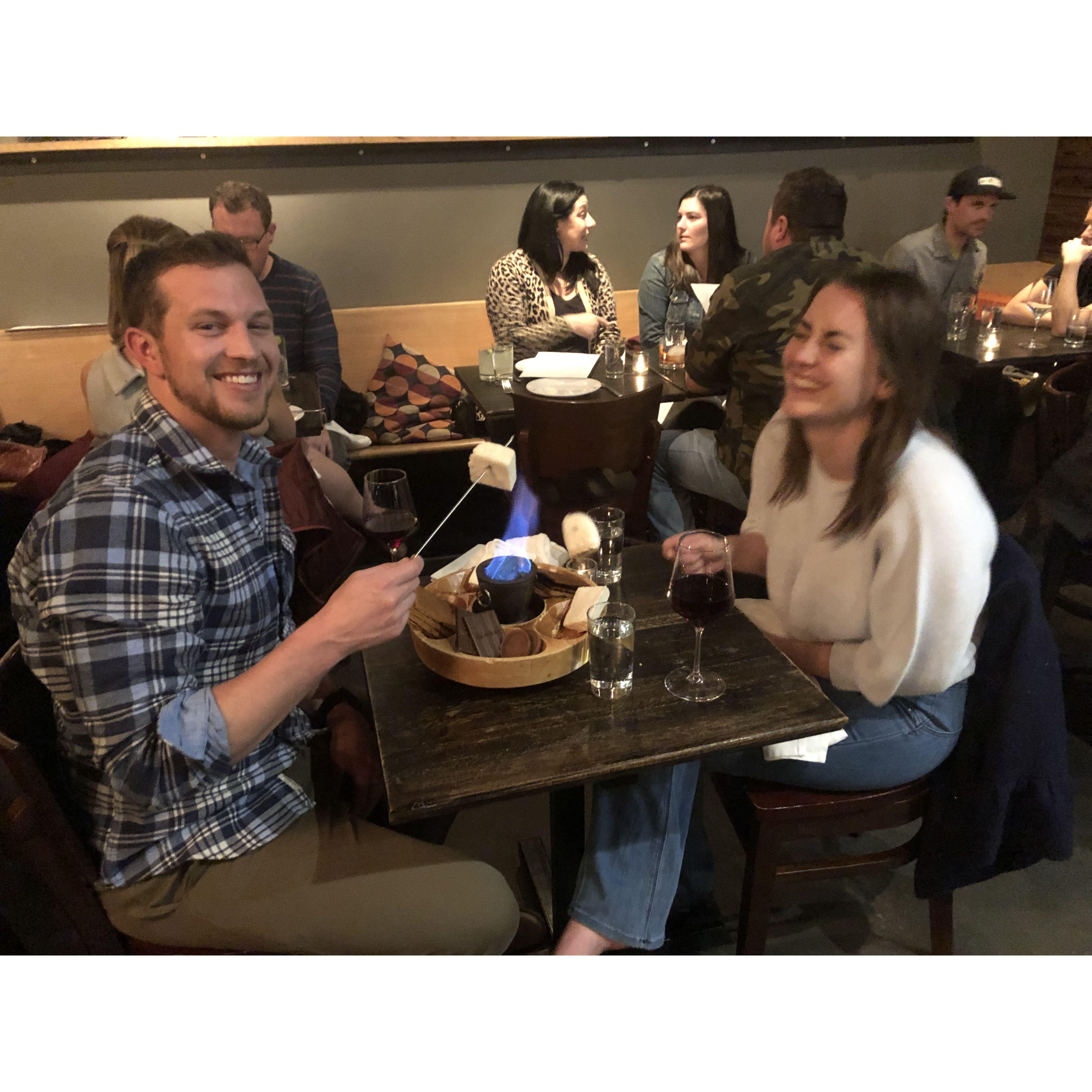 First real date at Brazen (RIP)
