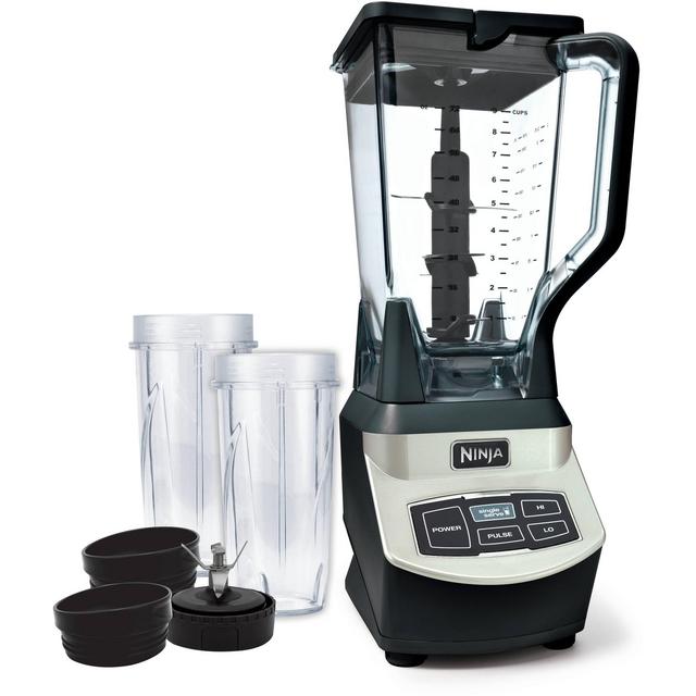 Ninja Professional Blender with Single Serve Cups BL660WM