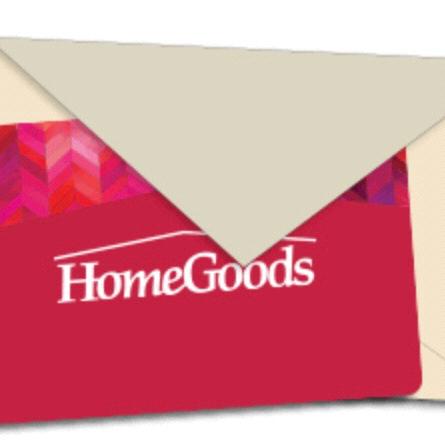 Home Goods TJX Gift cards