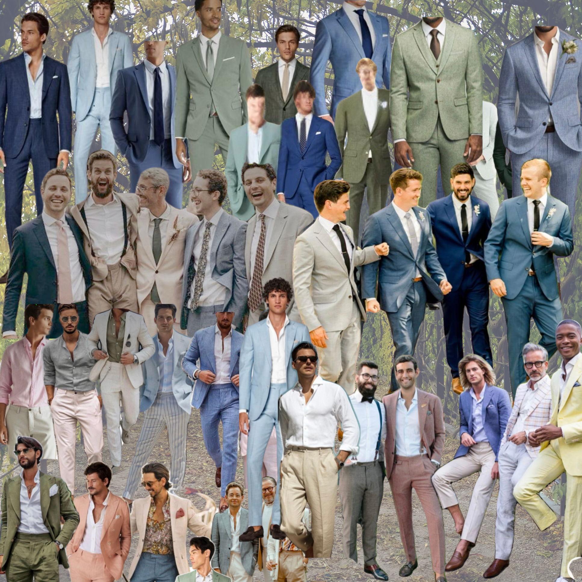 Men’s Garden Wedding Attire