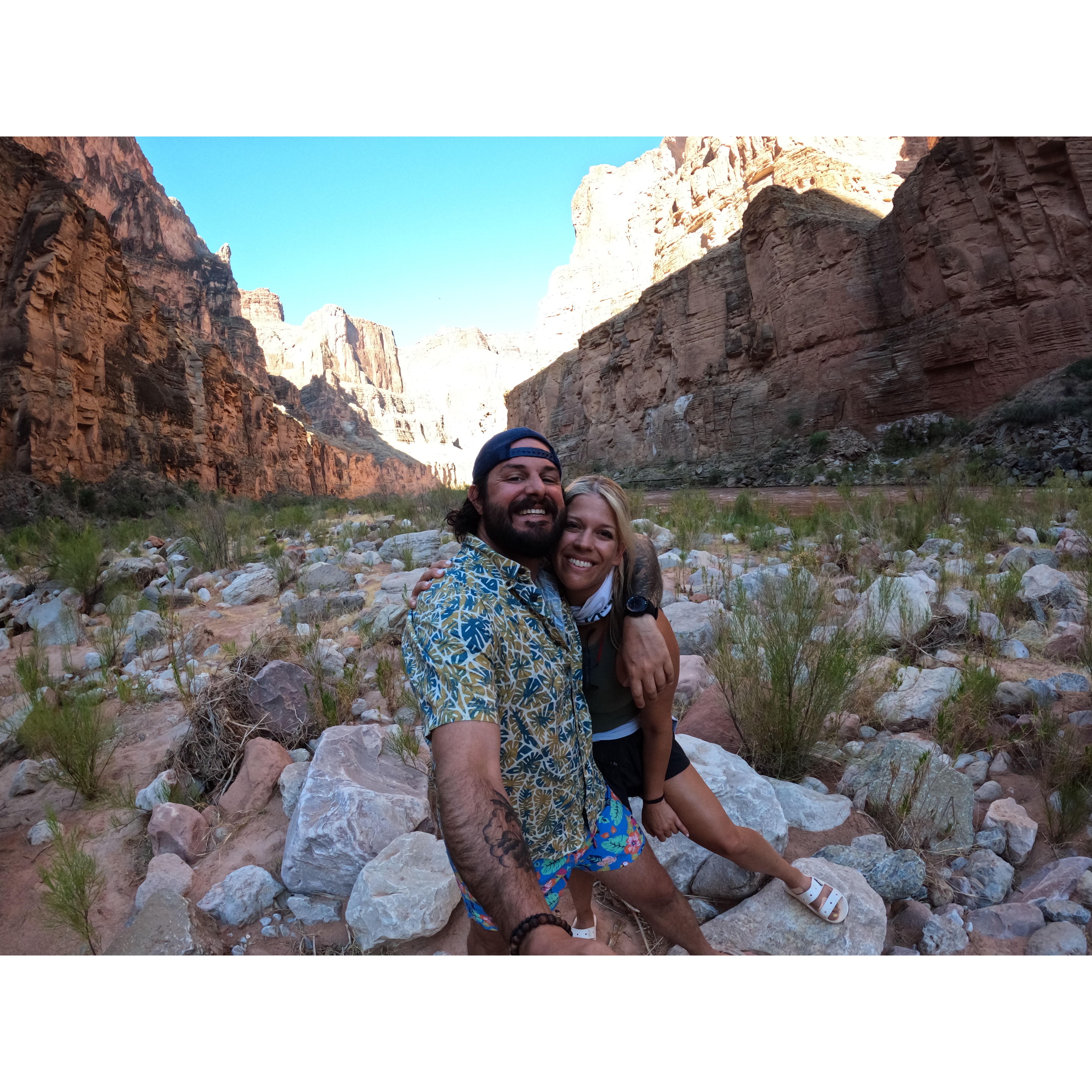 Rafting over 220 miles of the Colorado River in the Grand Canyon
