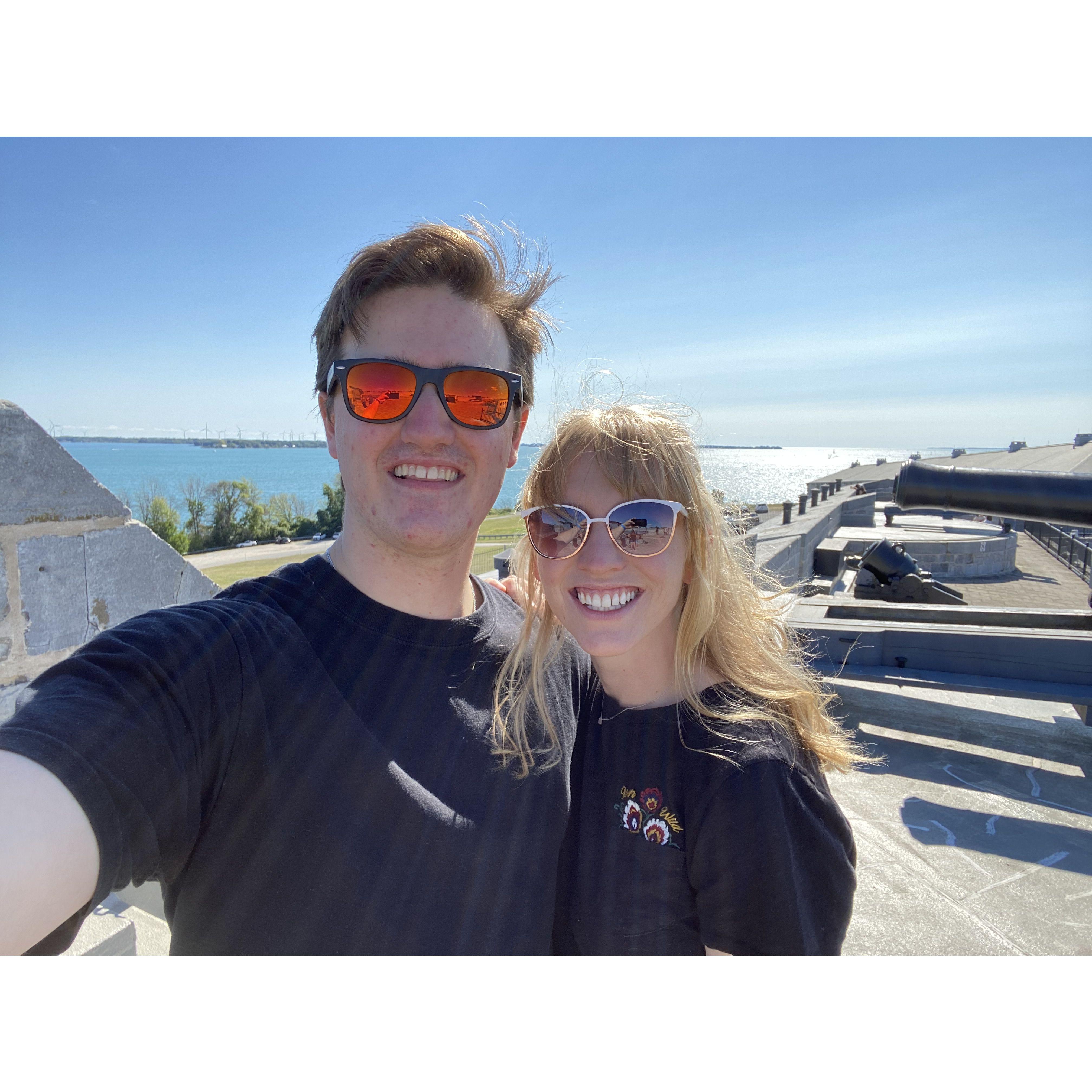 Kailee & Quentin at Fort Henry in Kingston, Ontario. September 4th, 2021