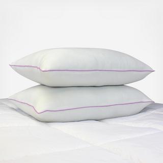 ISO-PEDIC Tranquility Lavender Knit Pillow, Set of 2