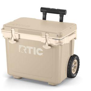 RTIC 22 QT Ultra-Light Wheeled Cooler with Handle, Color: BEACH, Hard Insulated Portable Ice Chest Box