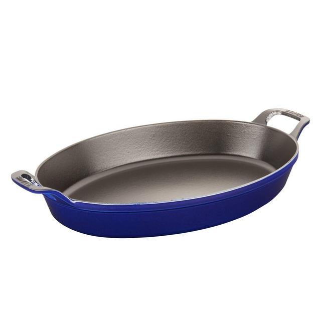 Staub Marin Oval Roasting Dish, 1 qt.
