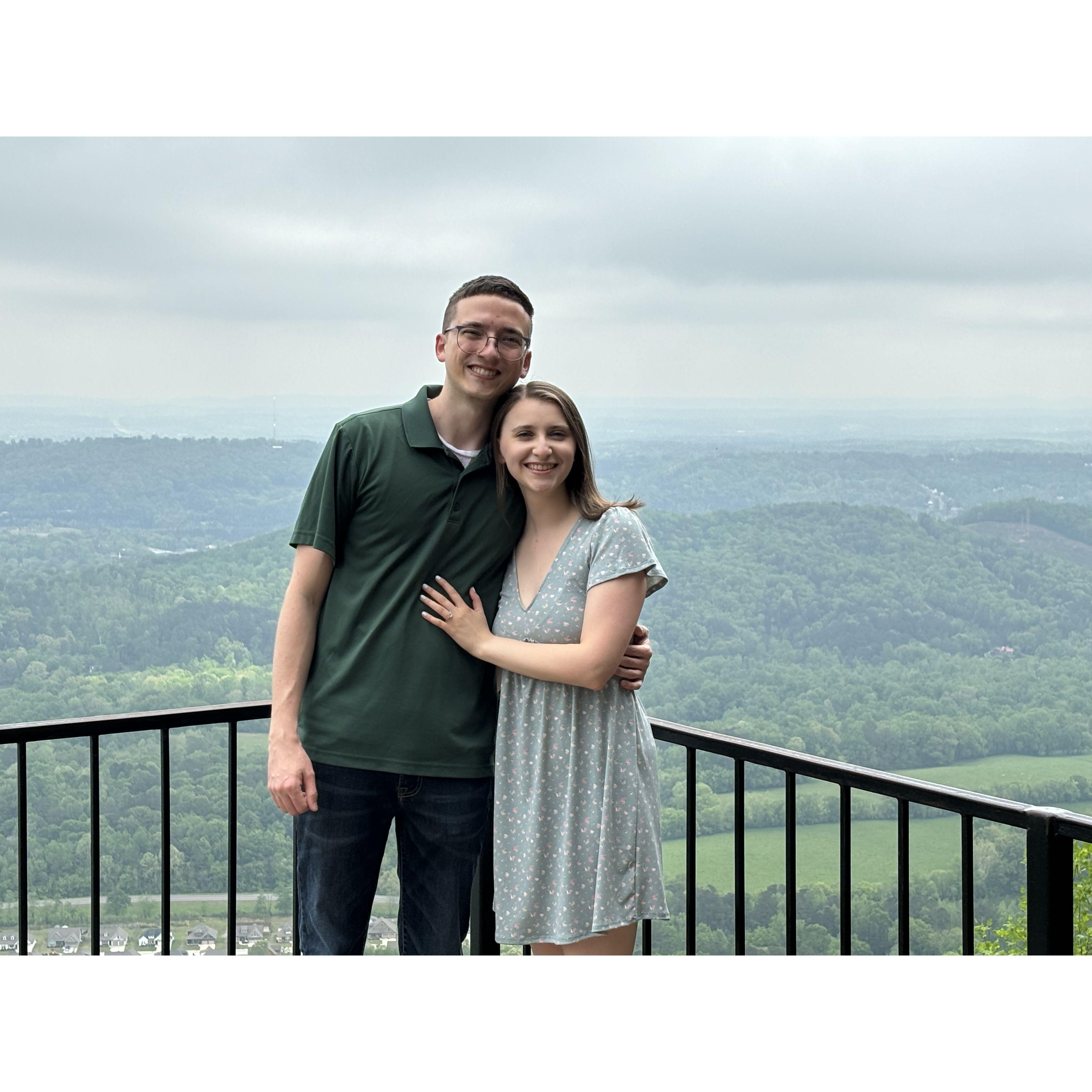This is from the day Sean proposed! We were at Lover's Leap and had a wonderful day together revisiting some of Miriam's favorite places. April 18, 2024.