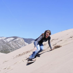 Sand Boarding in Amargosa Valley or Nellis Sand Dunes