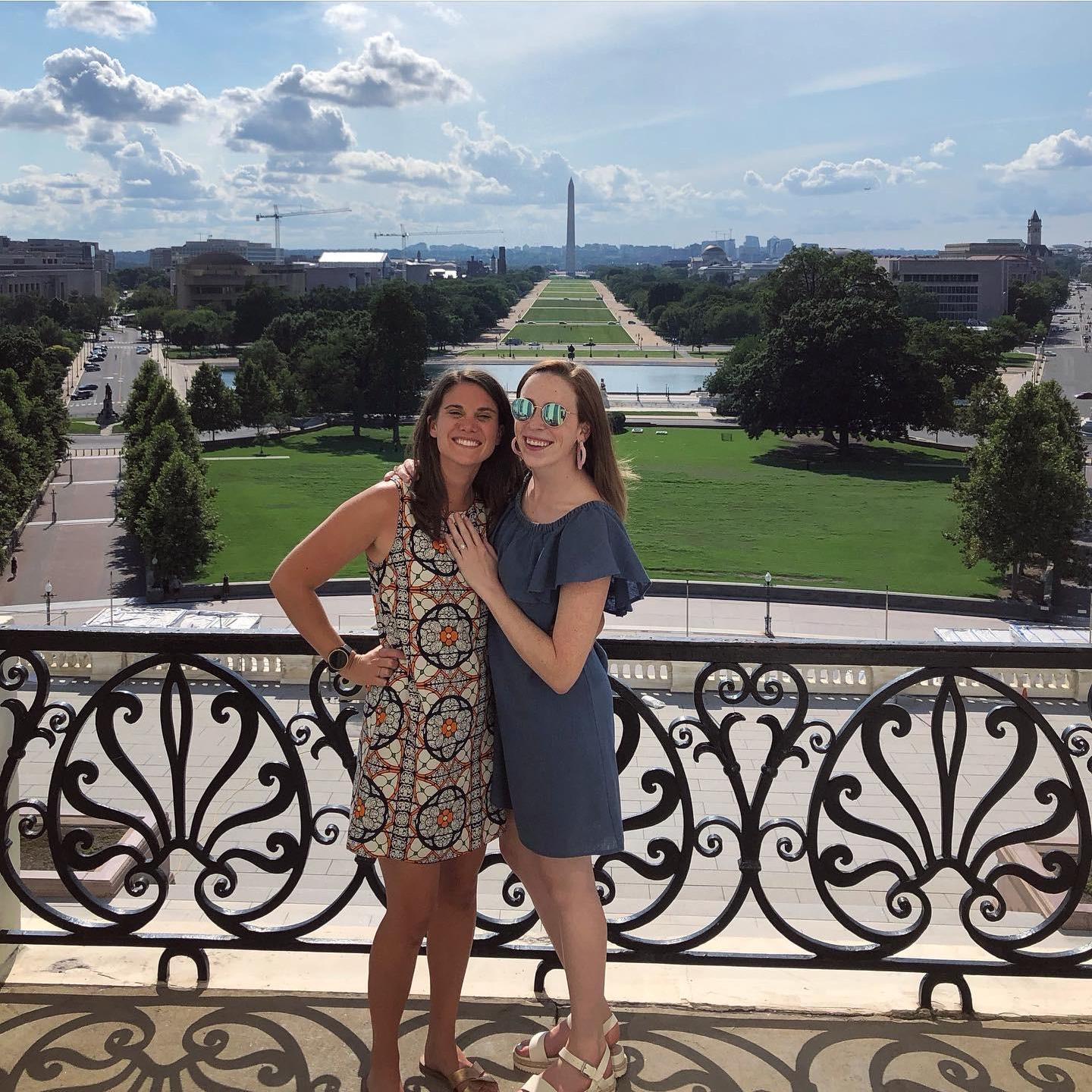 Did we mention we got engaged at the CAPITOL?!
