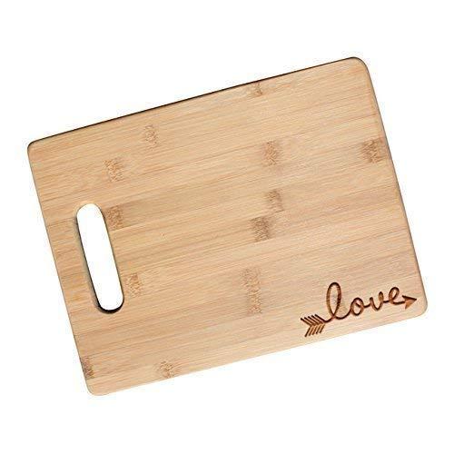 Engraved"Love" Cutting Board - Valentines Day Gift for Her, Valentine Gift for Wife, Wedding Gift for Couples - JS42.NC