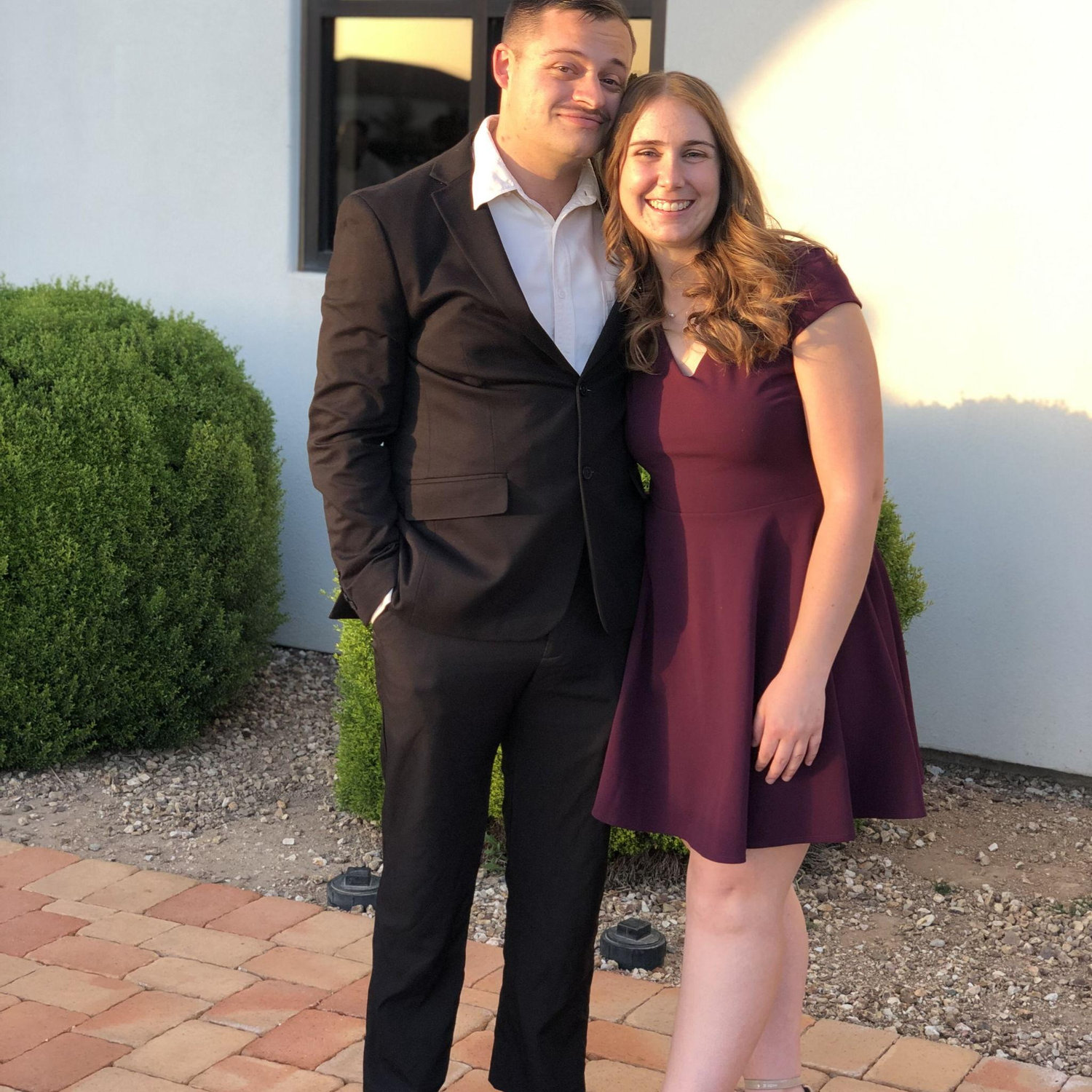 Our first wedding together!
