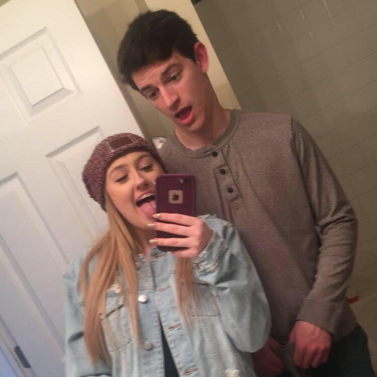 The classic mirror selfie at Moms house