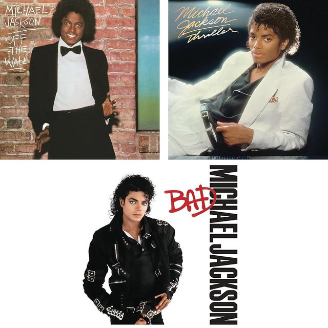 Michael Jackson Album Collection: Off the Wall / Thriller / Bad - Limited Pressing 3 Record Set