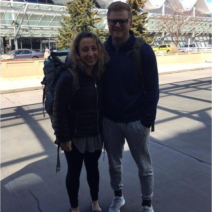 Right before our 1st trip to Croatia! MSP airport 2017
