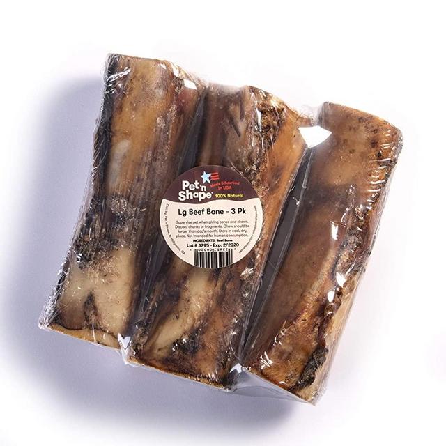 Pet 'n Shape - Made in USA - Beef Bone Natural Dog Treat