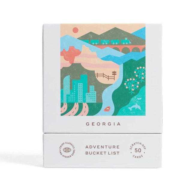 Georgia Adventure Bucket List: 50 Scratch-Off Cards for Outdoor Activities, Tourist Attractions, and Road Trips - Perfect Travel Gift and Guide for Exploring