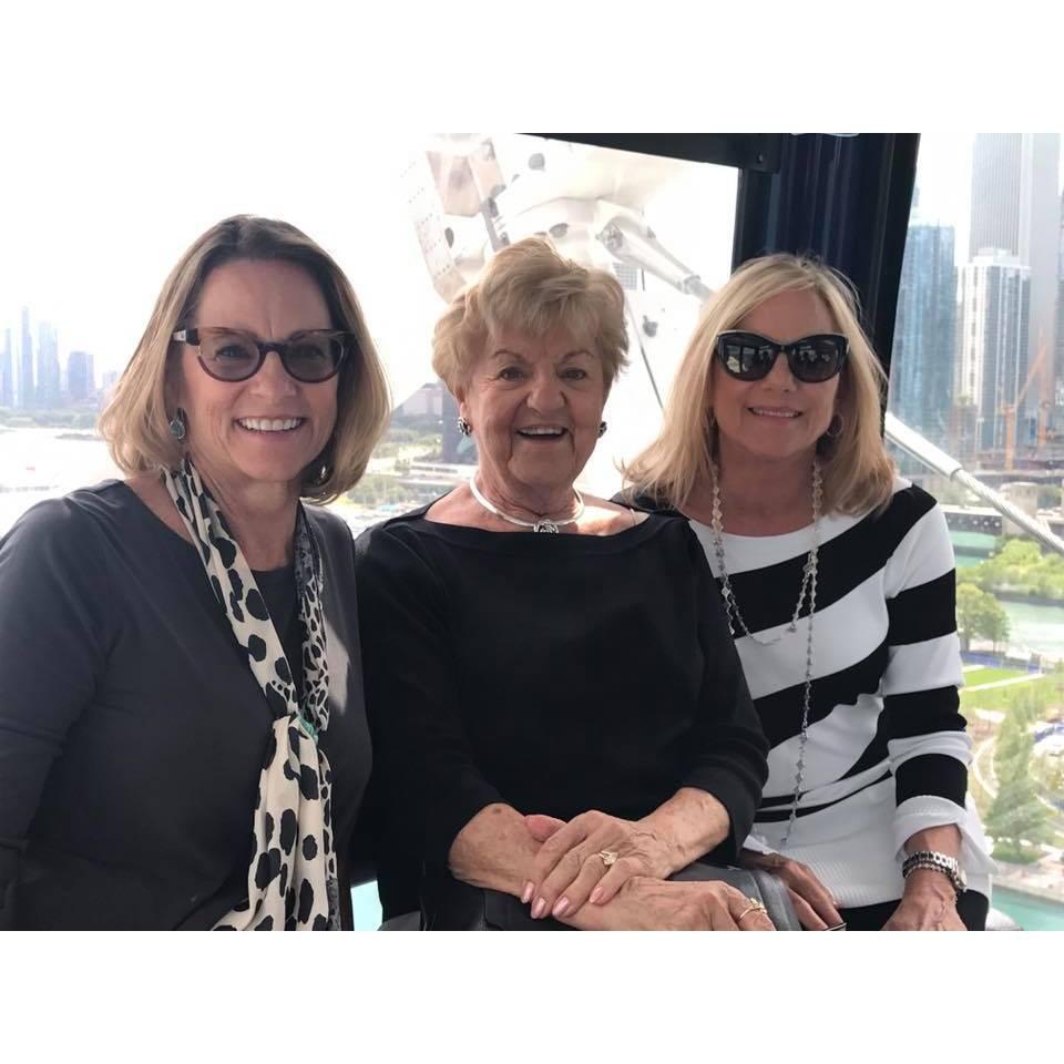 Mom, Andrea, and me in Chicago