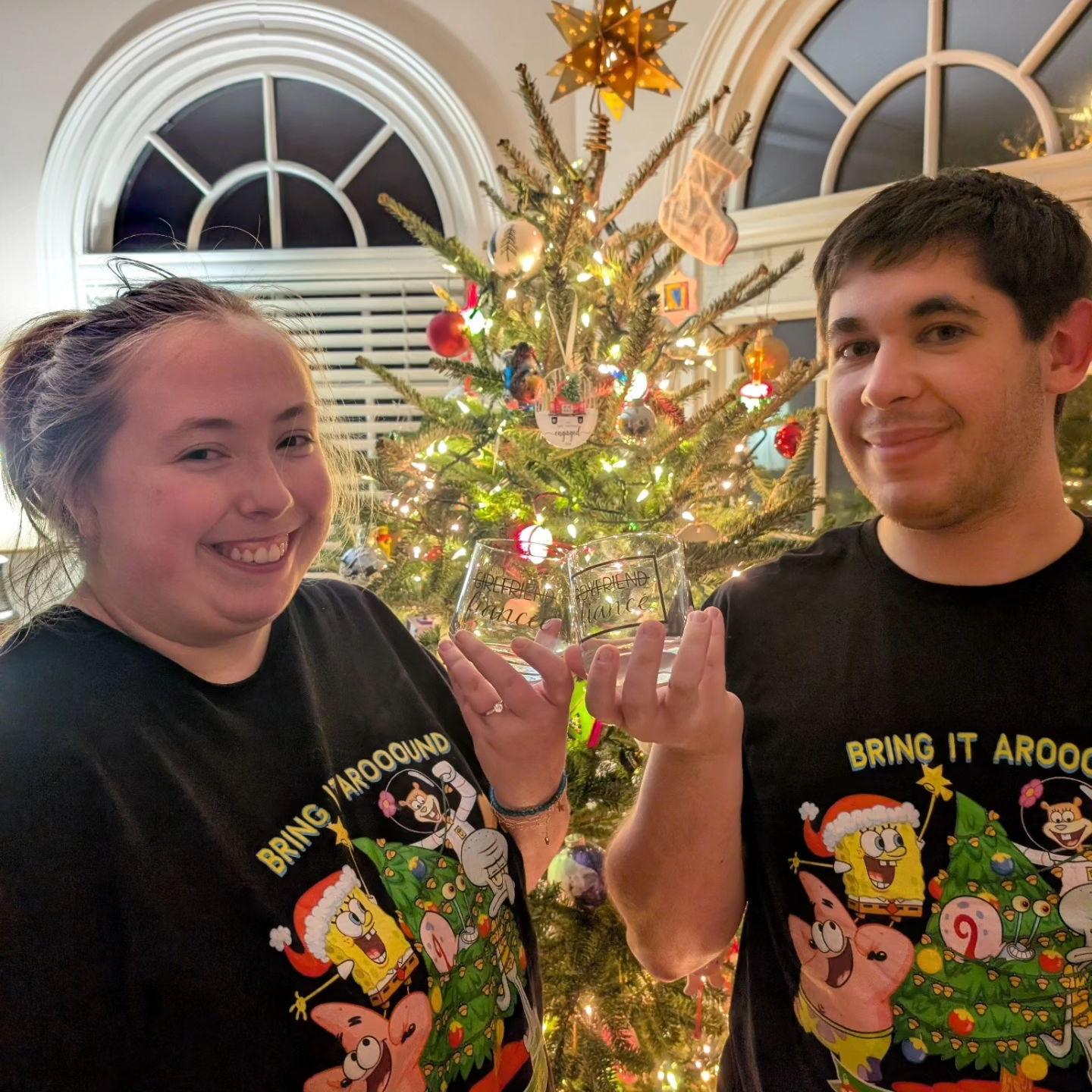 First Christmas as "fiances"
