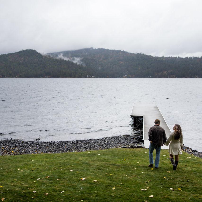 After Stylus, we snapped a couple of pics at the lake, right where Joseph proposed back in July!
