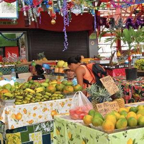 Snacks at the Papeete Market
