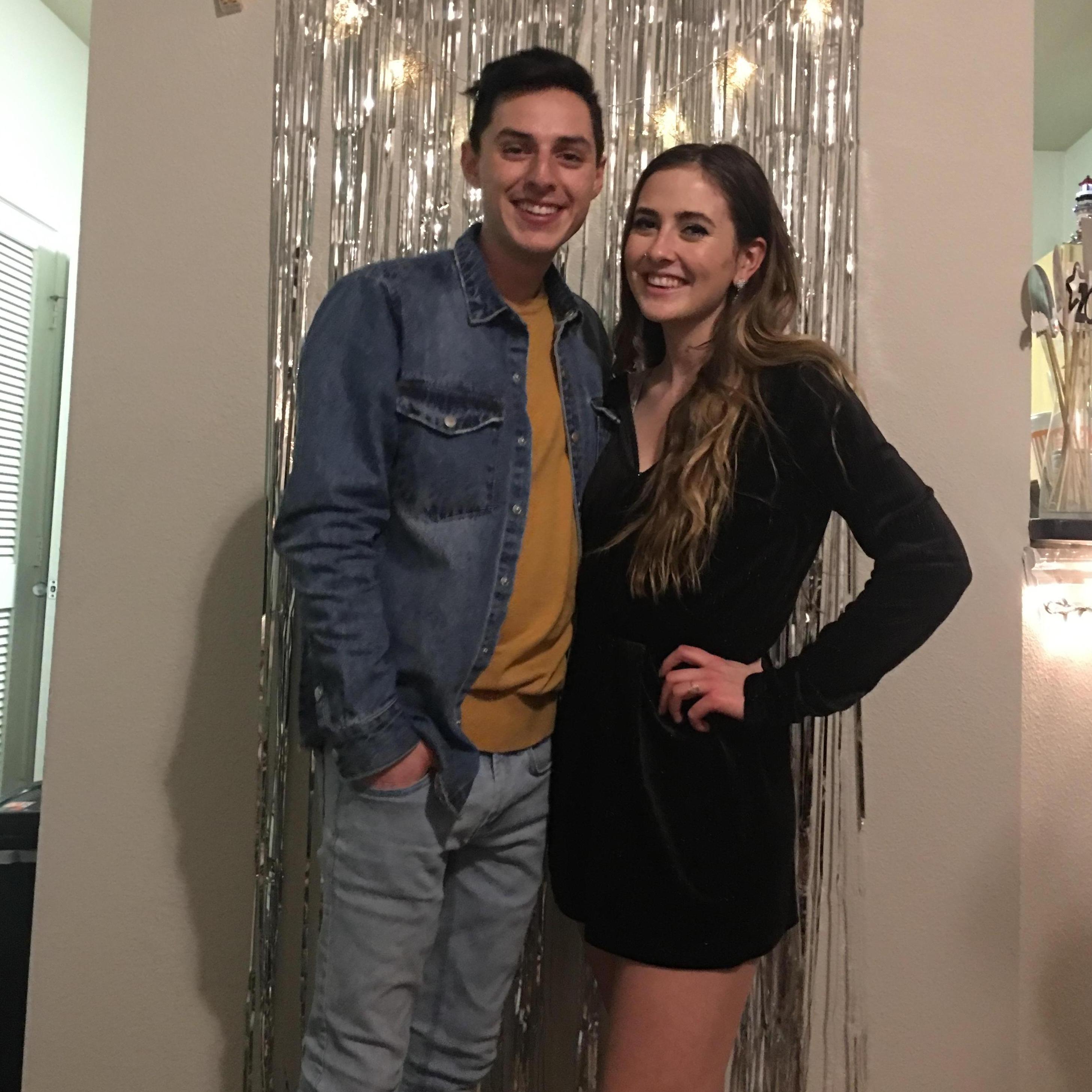 Our NYE engaged! Ringing in the best year ever, 2019!!!