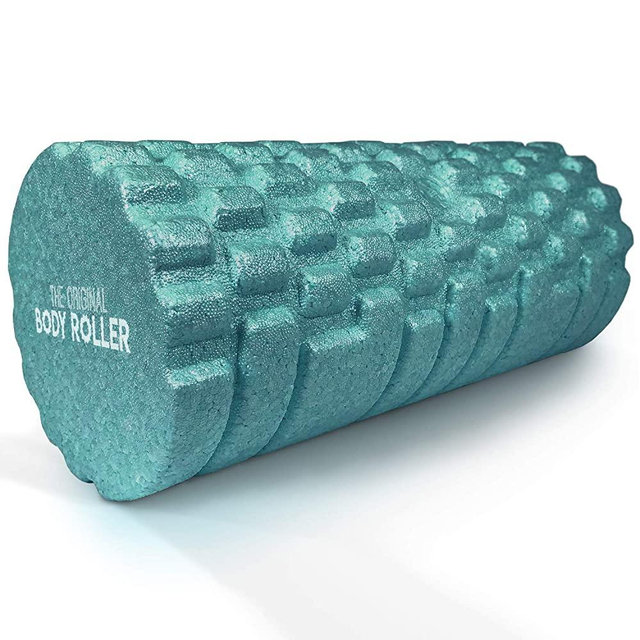 The Original Body Roller - High Density Foam Roller Massager for Deep Tissue Massage of The Back and Leg Muscles - Self Myofascial Release of Painful Trigger Point Muscle Adhesions
