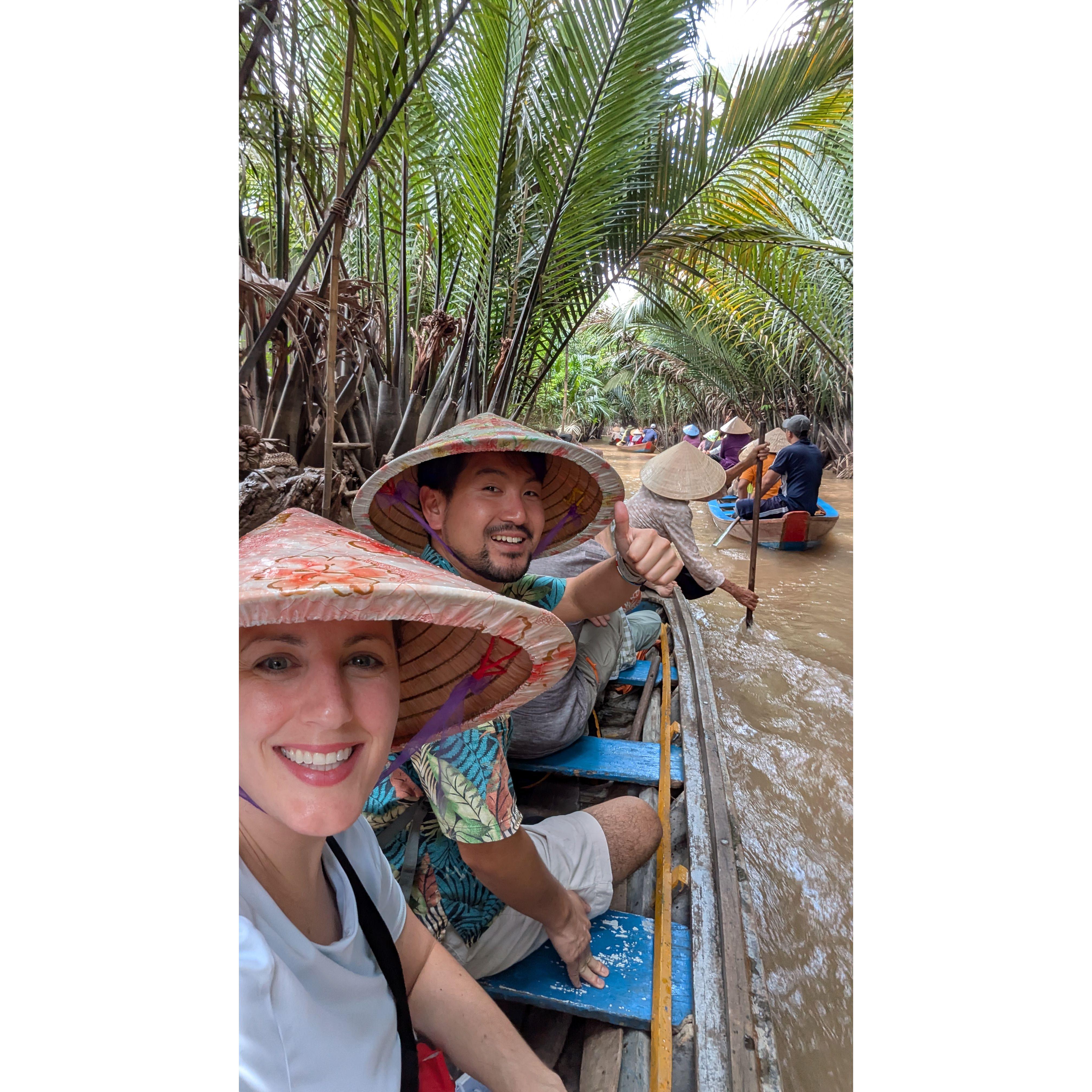 Mekong Delta boat ride in Vietnam