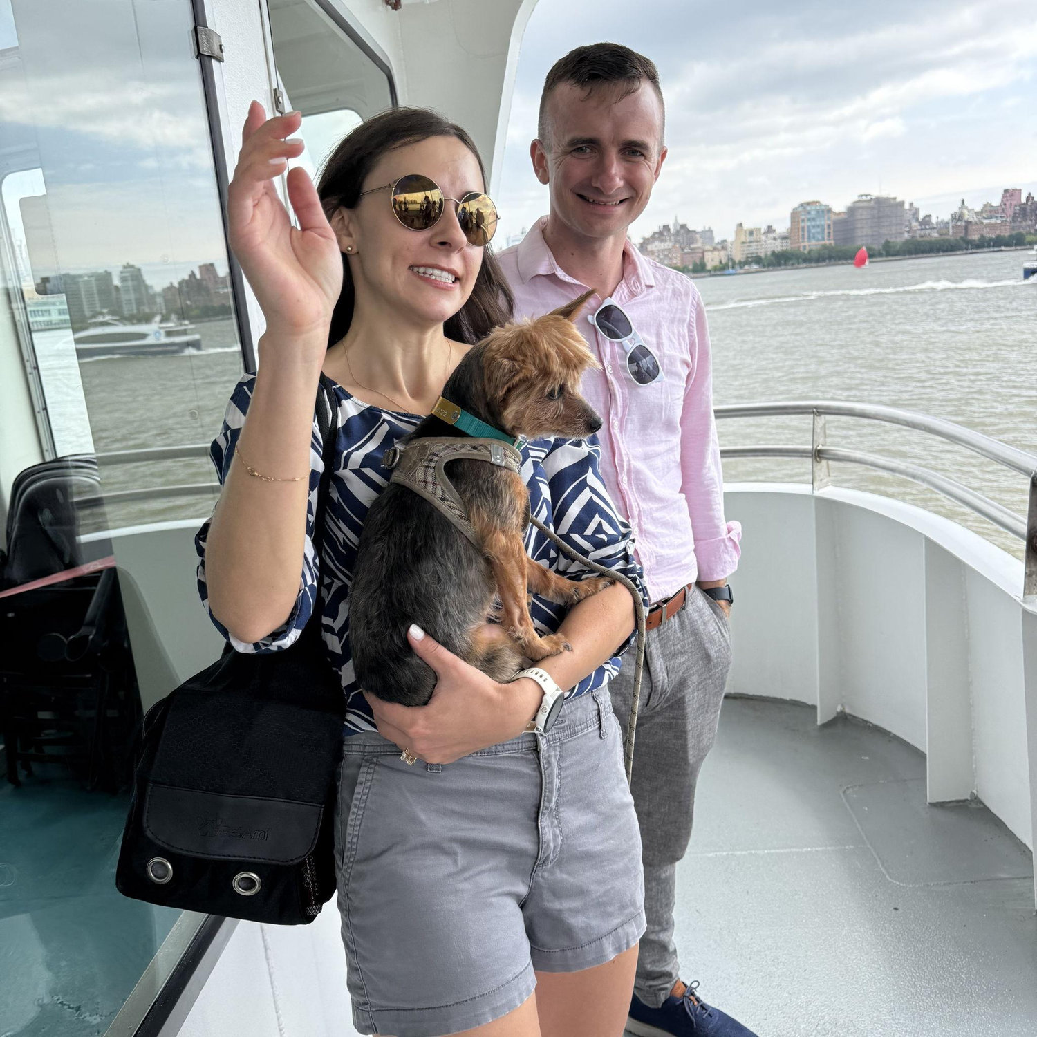 Doggy Boat Cruise, Zoey was unimpressed