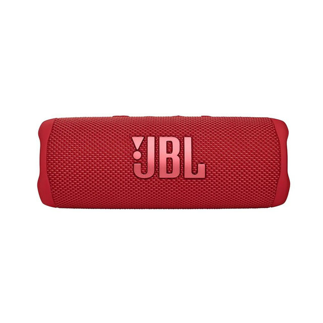 JBL Flip 6 - Portable Bluetooth Speaker, Powerful Sound and deep bass, IPX7 Waterproof, 12 Hours of Playtime- Red (Renewed)