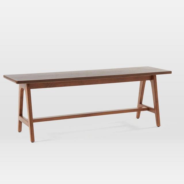 A-Frame Bench, Walnut, 52"