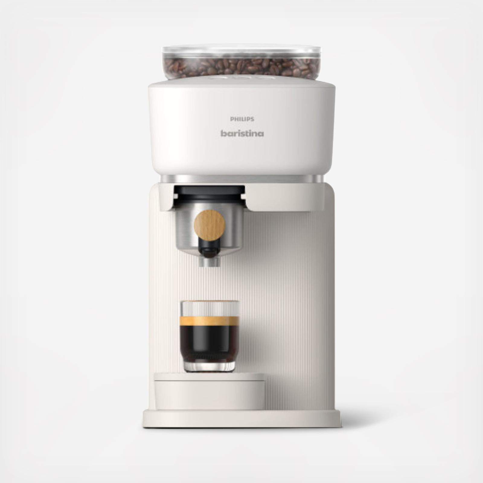 Philips, Baristina Automatic Espresso Machine with Wood