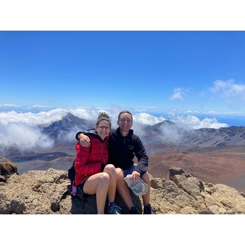 At the top of Haleakala