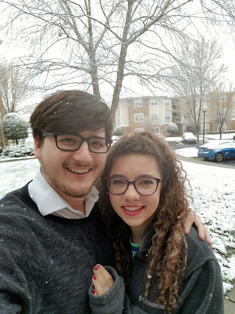 Snow day in Charlotte, NC - March 2017