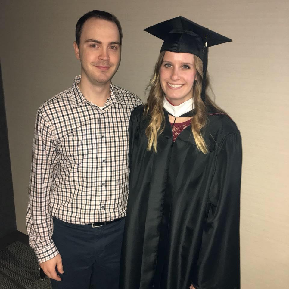 Drea's Graduation from her Master's Degree Program.