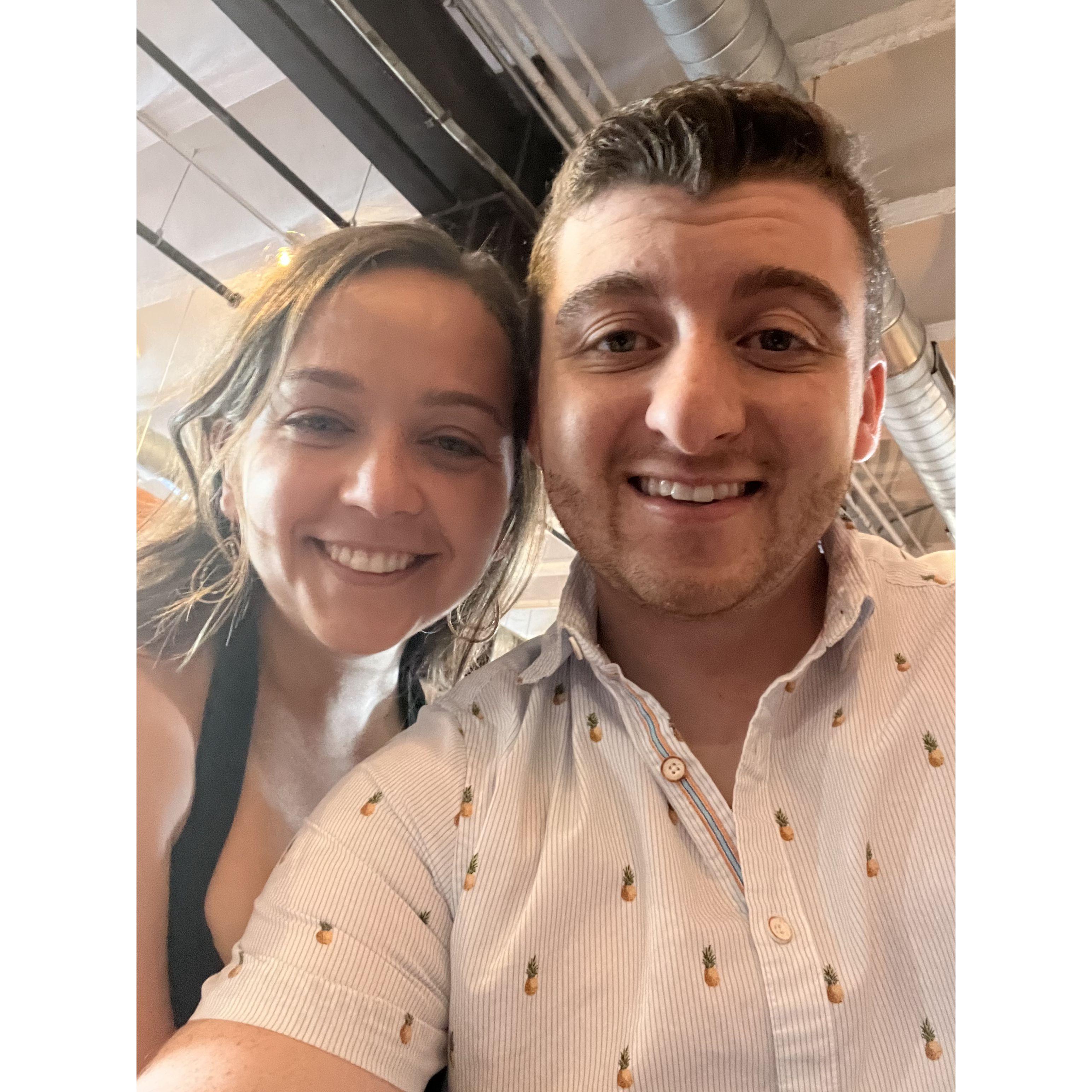 Double date in Cincinnati.