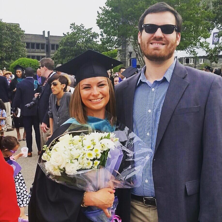 Kate's grad school graduation at Georgetown!