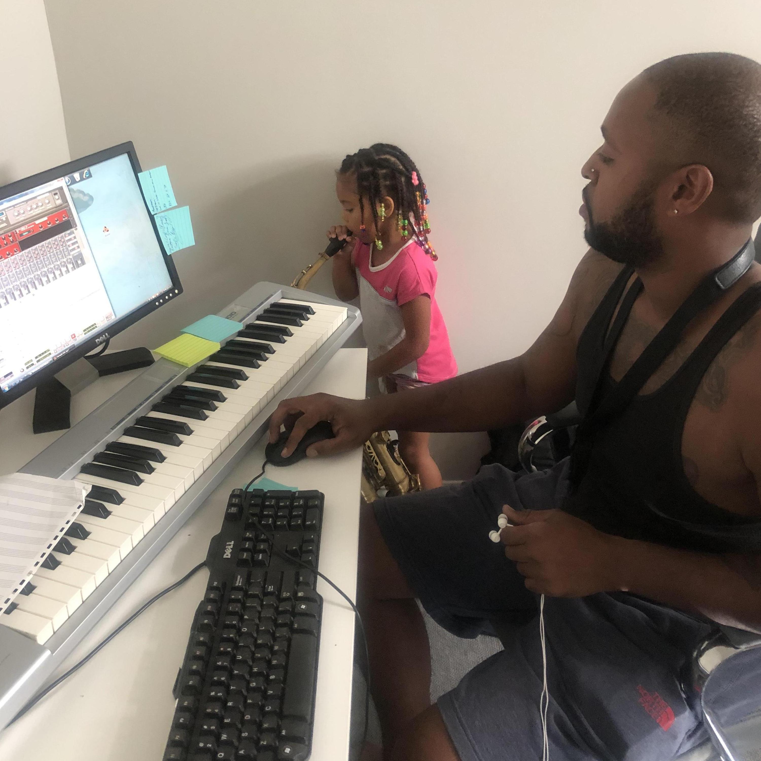 These two are always making music.