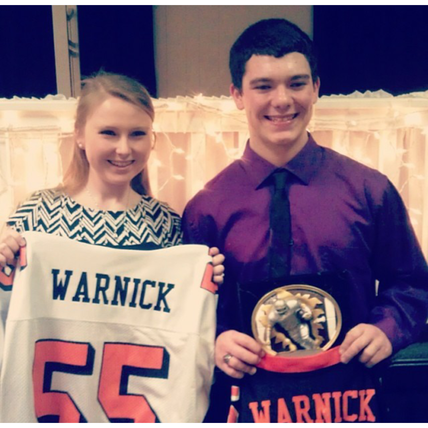 Bobby's football banquet, 2014.