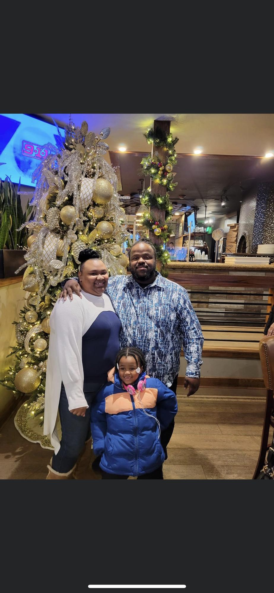 Celebrating our engagement with both families , I realize I have my own family.