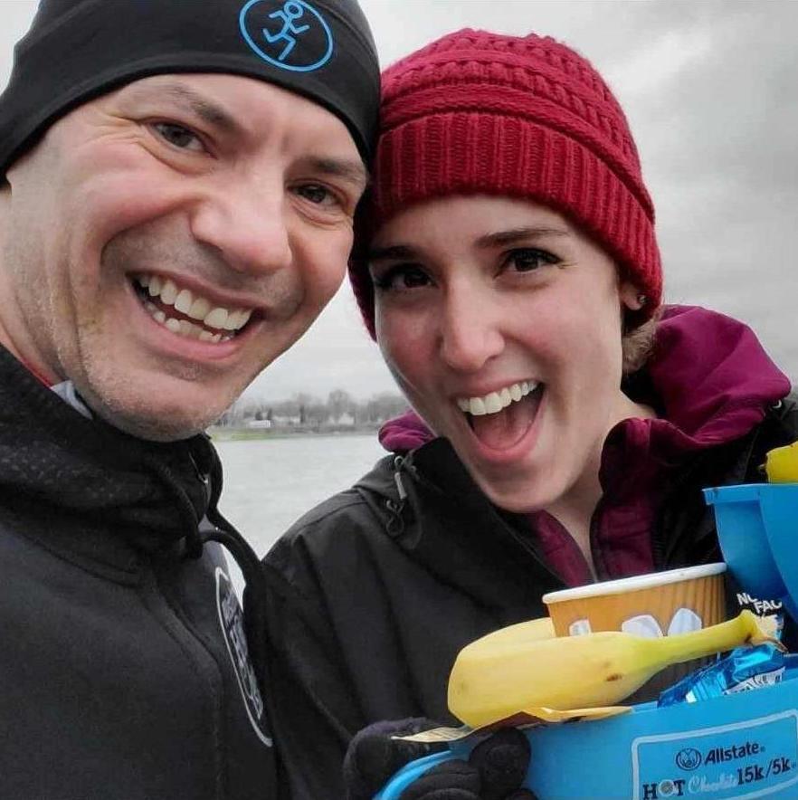 We definitely like hot cocoa and each other better than running.... HAHA -- 2019