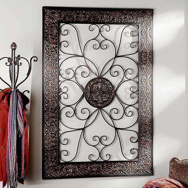 Embossed Scroll Plaque